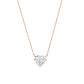 Diana M Jewels - 14kt 5.00 Cts Lab Grown Diamond Solitaire Pendant Necklace