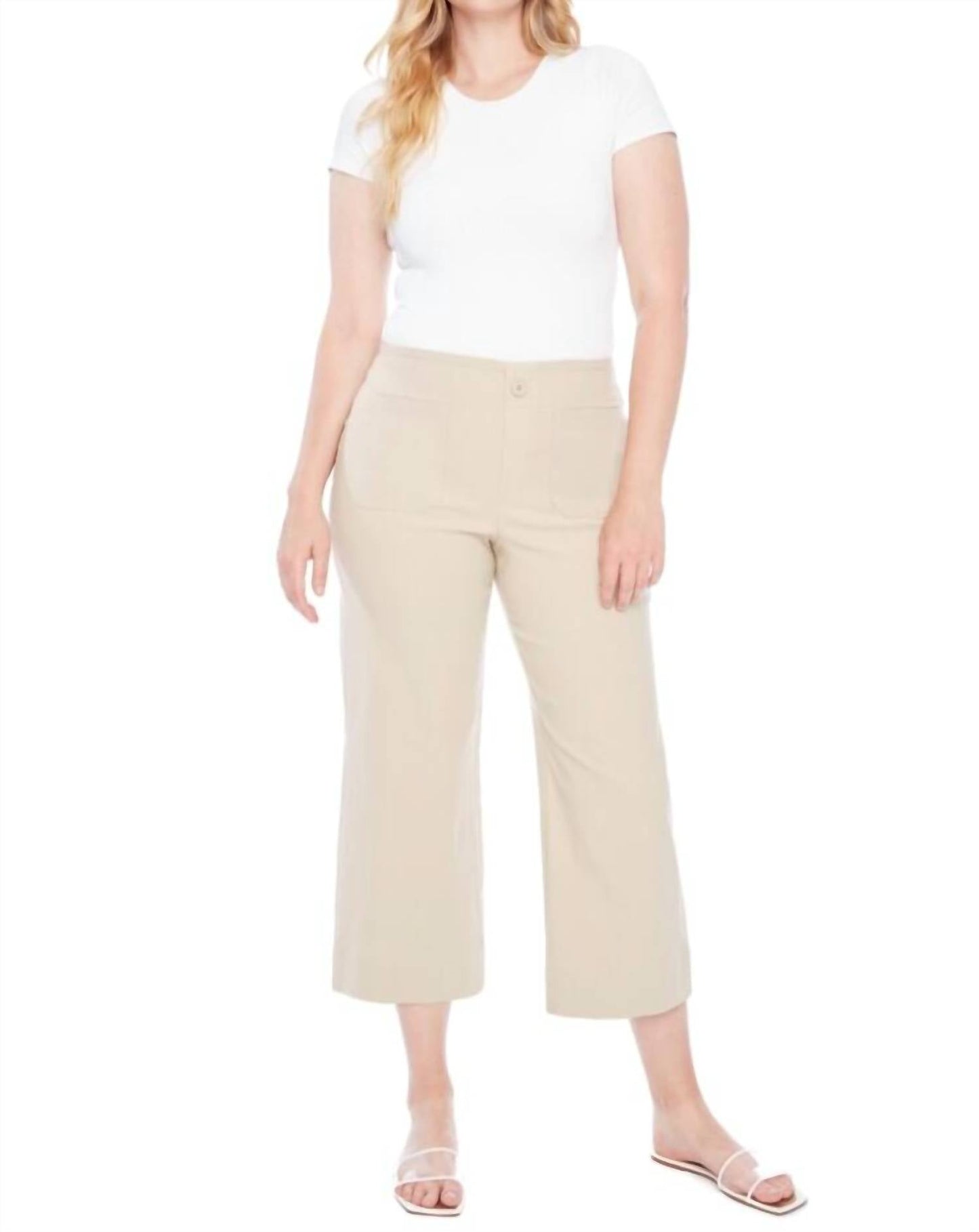 I Love Tyler Madison - Front Pocket Wide Leg Pants