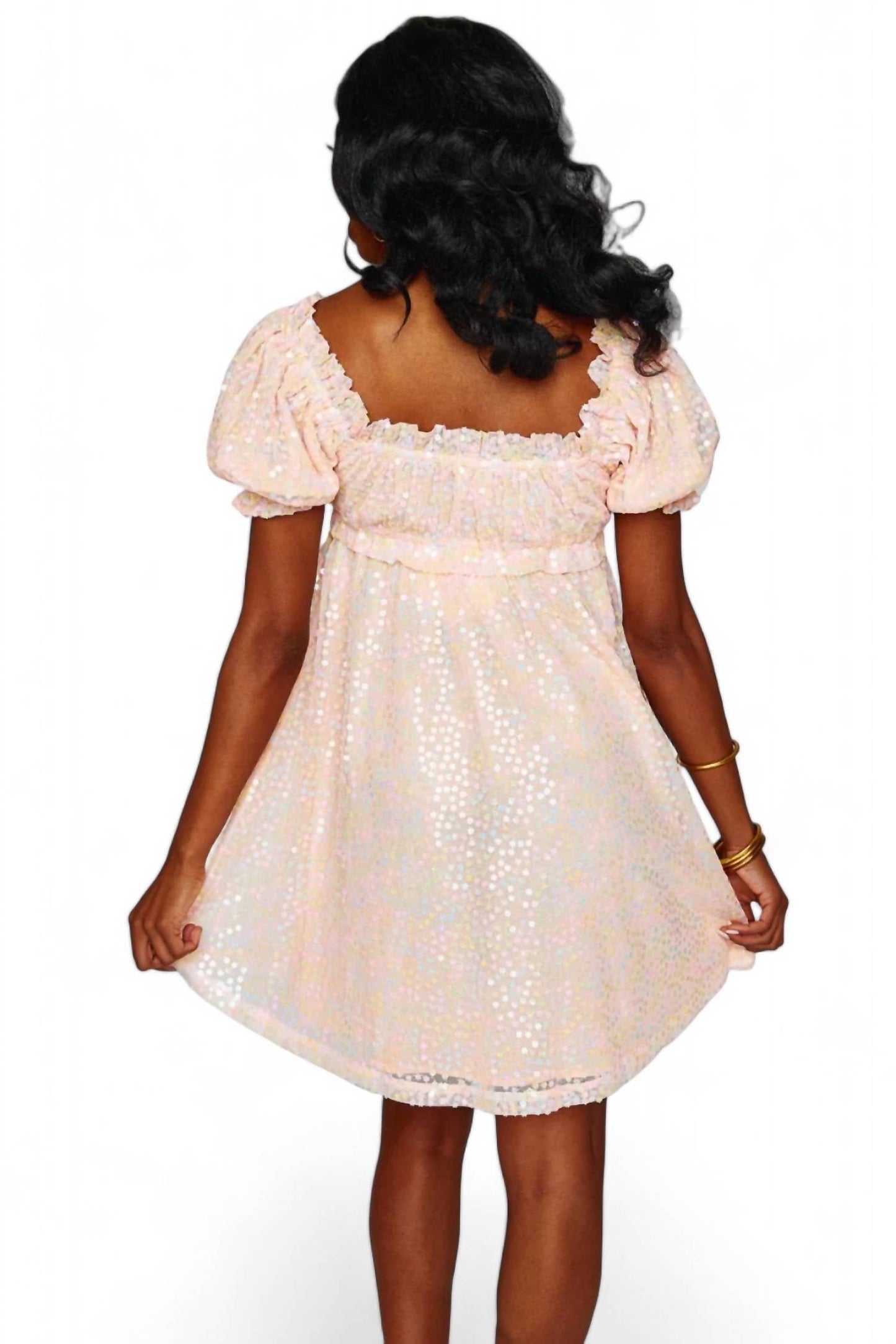 Buddylove - Jac Puff Sleeve Short Dress