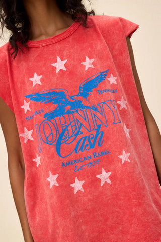 Daydreamer - Johnny Cash Muscle Tank Top