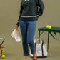 Blu Pepper - V-Neck Cable Knit Sweater w/Contrast Detail