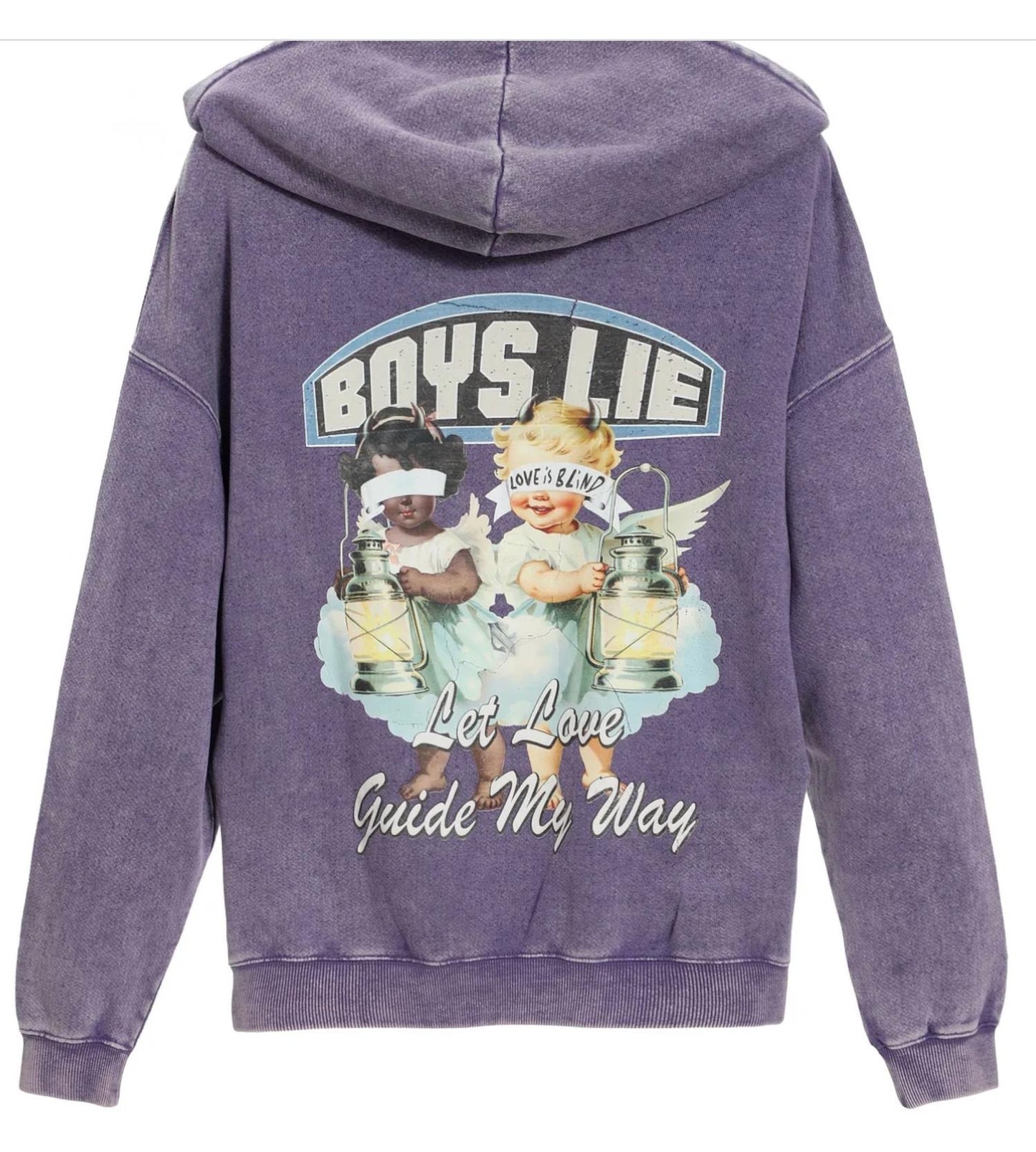 Boys Lie - Aura Let Love Guide My Way Racer Hoodie