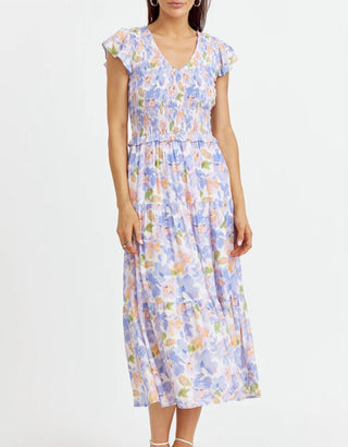 Greylin - Sally Floral Smocked Dress