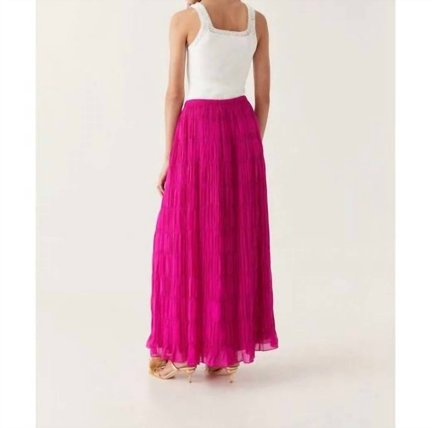 Aje. - Rosewood Ruched Maxi Skirt