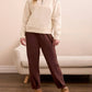 Tribal - French Terry Stitch-accent Zip Funnel Neck Sweater