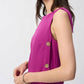 Joseph Ribkoff - Side Buttons Accent Sheath Dress