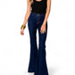 Buddylove - Calça jeans flare de cintura alta Moonshine