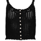 Bishop + Young - Keena Open Crochet Sweater Tank Top