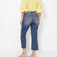 Judy Blue - Cropped Raw Hem Jeans