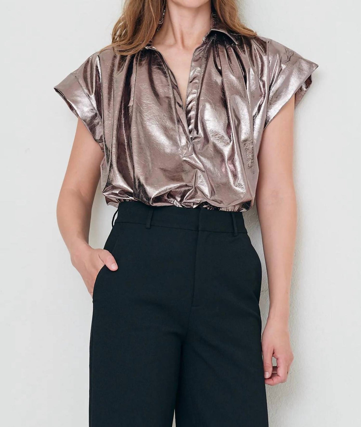 Secular - Trinity Leather Top