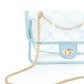 Bella Chic - Women's Quilted Clear Pvc Bag