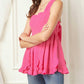 Entro - Square Neck Babydoll Top
