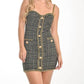 Steffany Milano - Golden-Embellished Dress