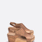 Corkys Footwear - The Carley Faux Leather Wedge Sandal