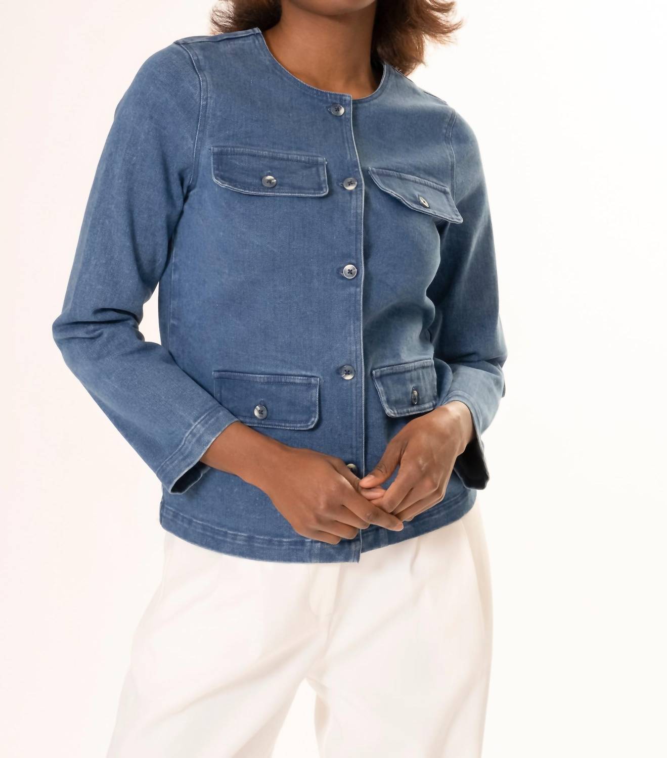 Area Stars - Denim Long Jacket