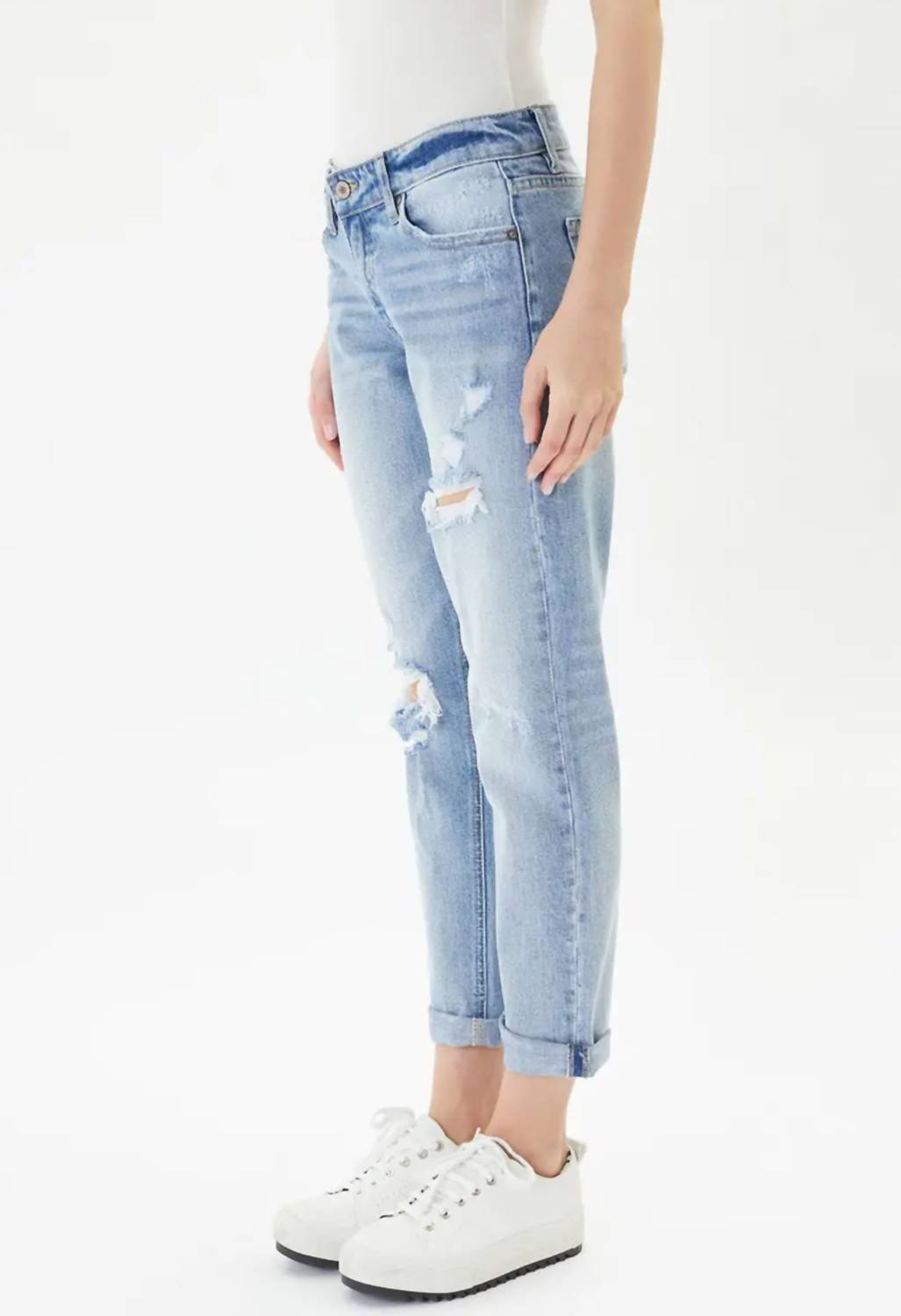 Kestan - Georgia Mid-rise Boyfriend Jeans