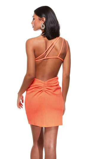 Alyce Paris - Sparkle One Shoulder Mini Dress