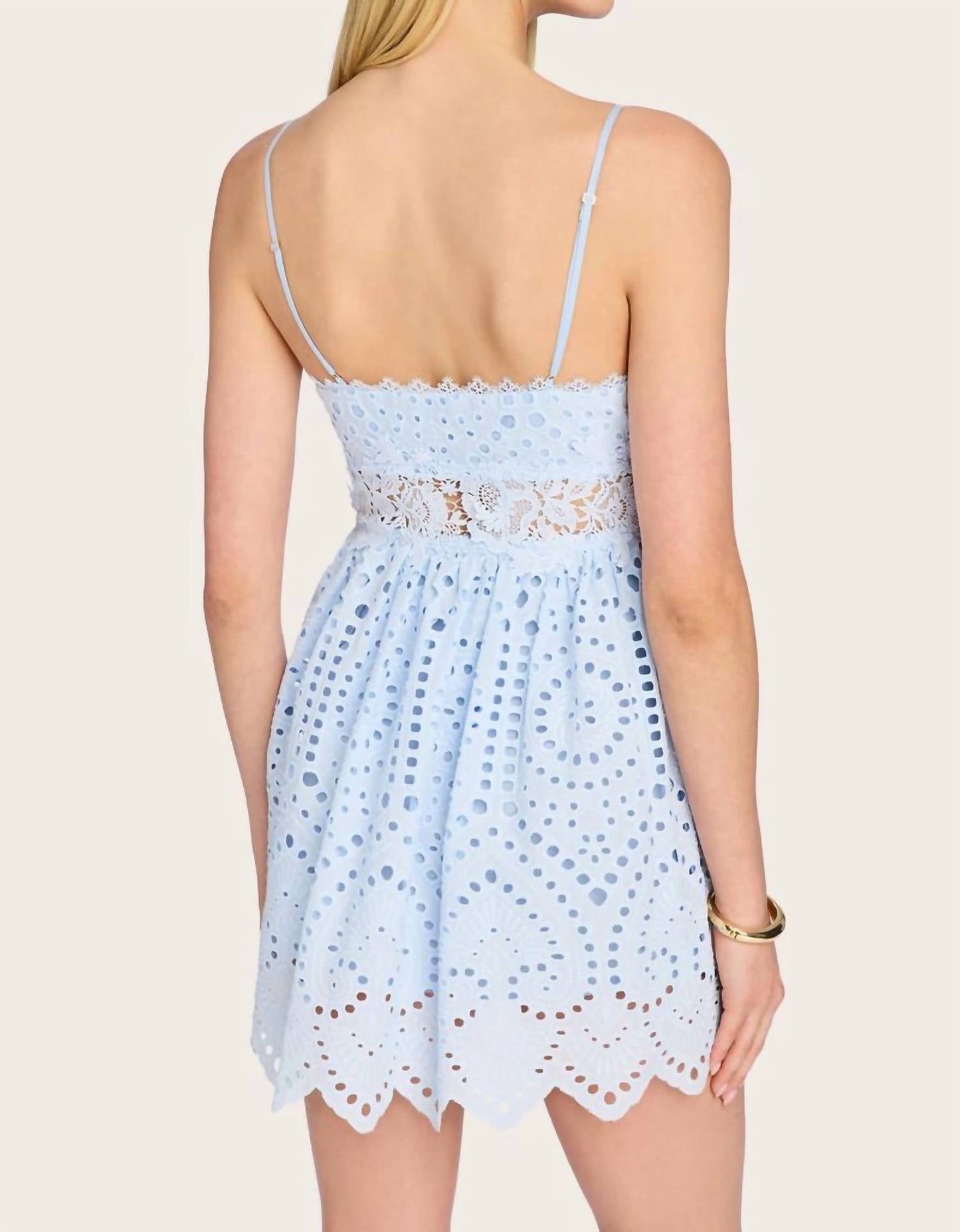 Generation Love - Lilia Cotton Eyelet Mini Dress