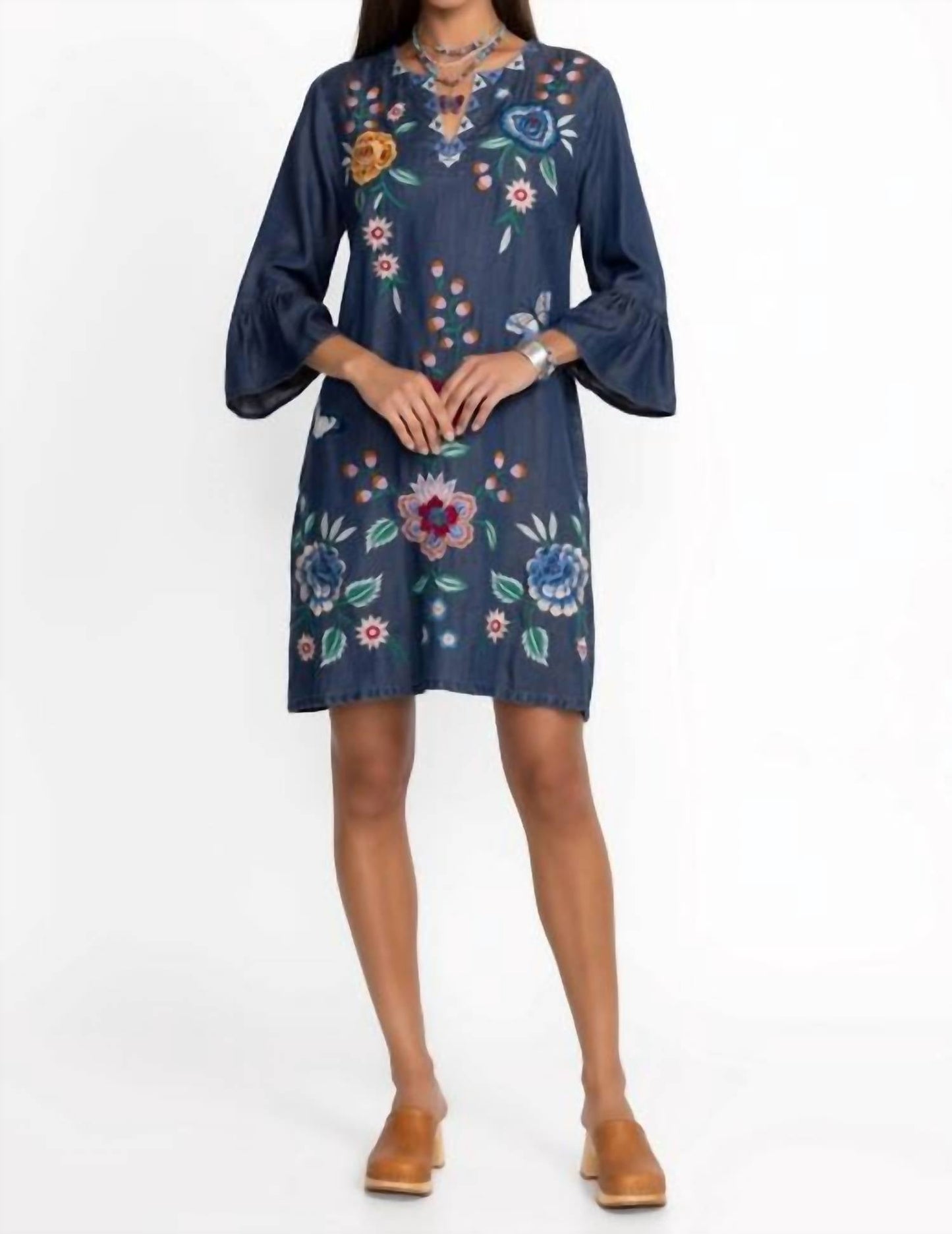 Johnny Was - TAYMIA RUFFLE SLEEVE DRESS