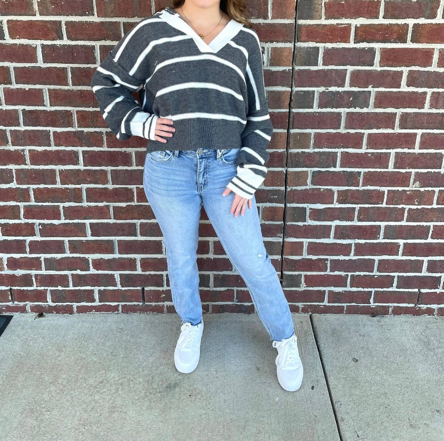 Beeson River - Chelsea Stripe Pullover Top