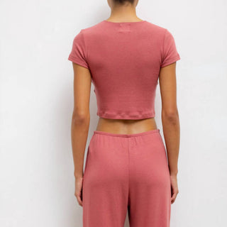 Leset - Camiseta Lauren Crop Slim