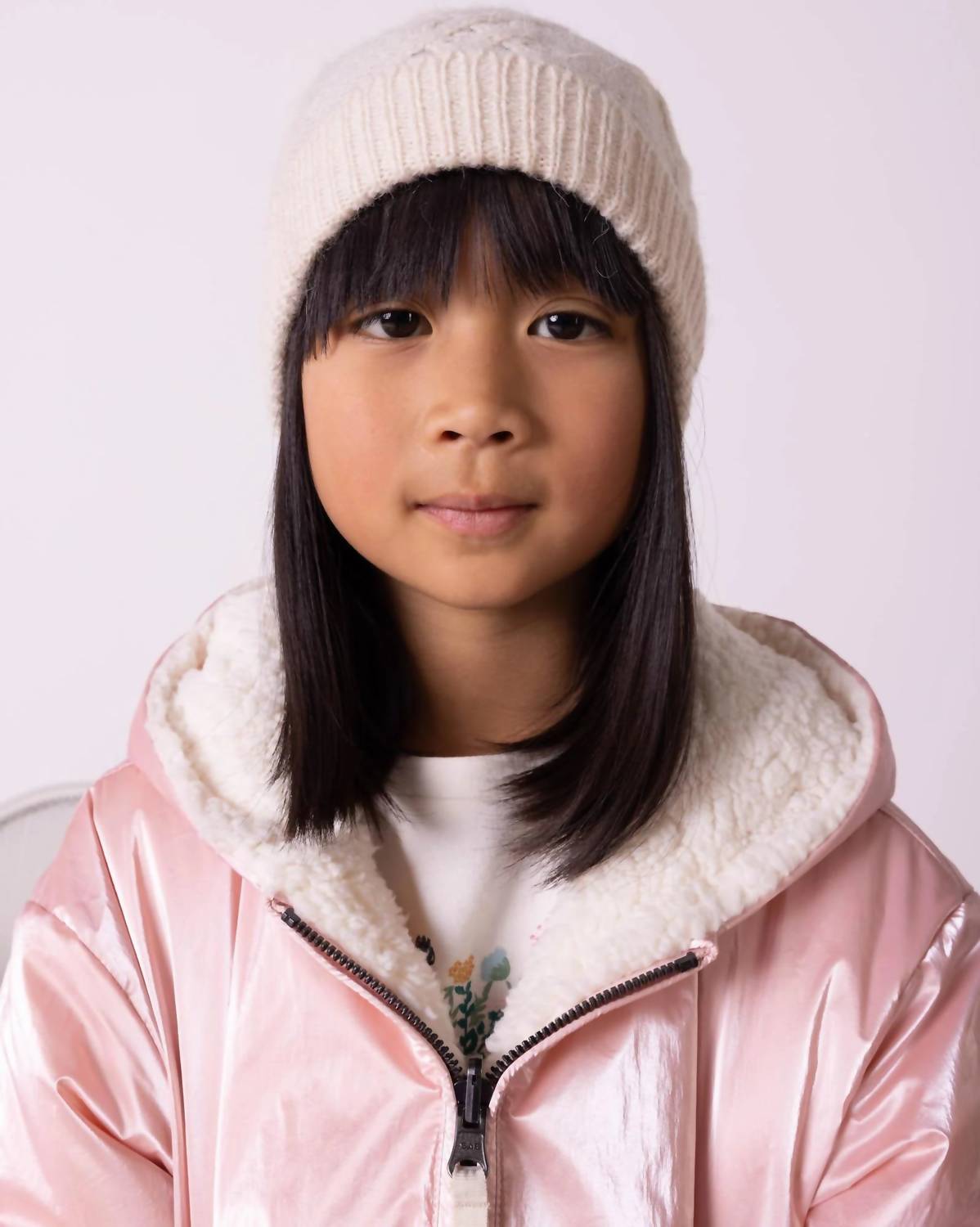 Bonton - Kids Winter Cable Knit Hat