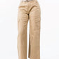 American Bazi - Women's High Waist Wide Leg Carpenter Pants - Plus