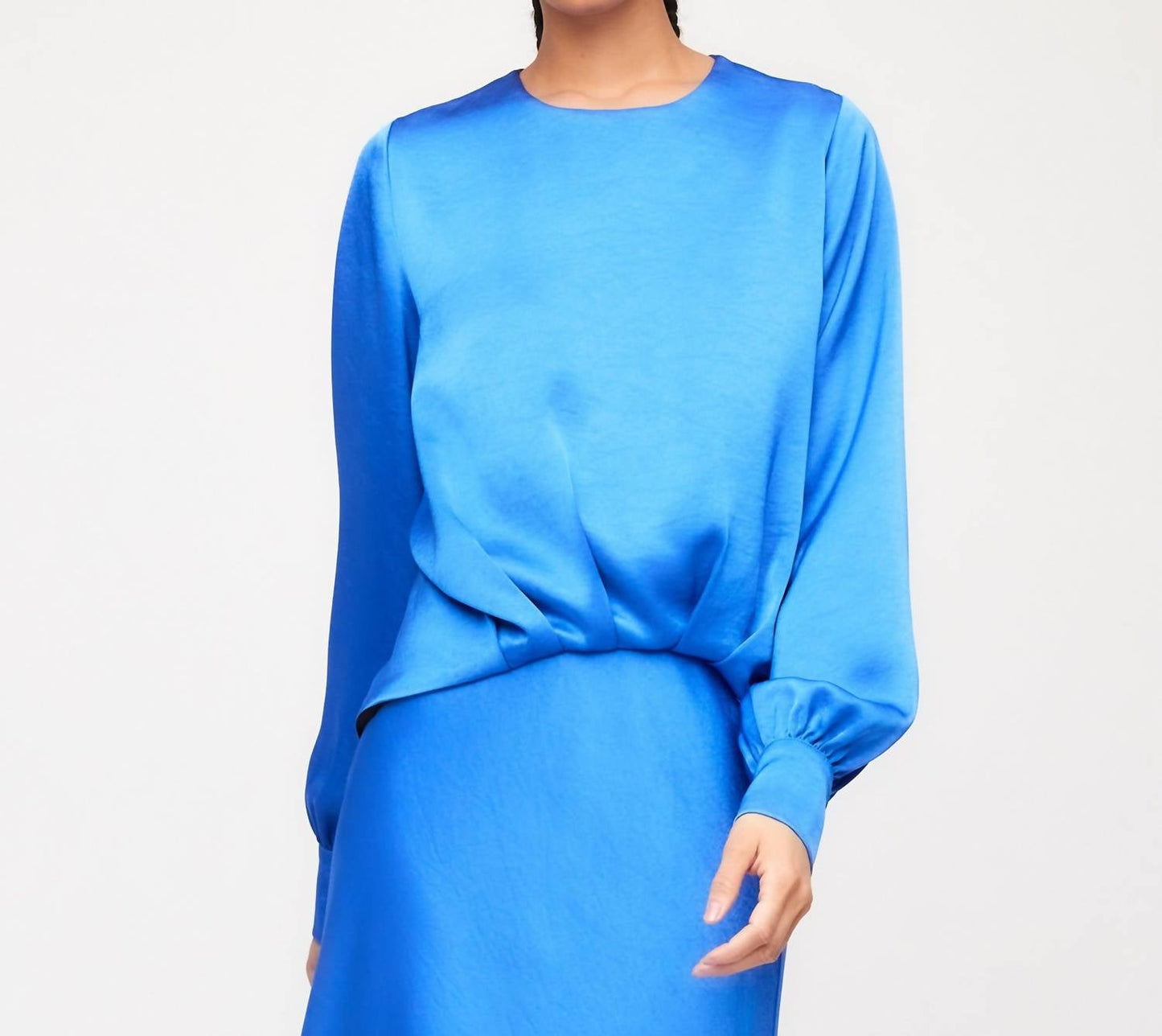 Fifteen Twenty - Blouson Satin Top
