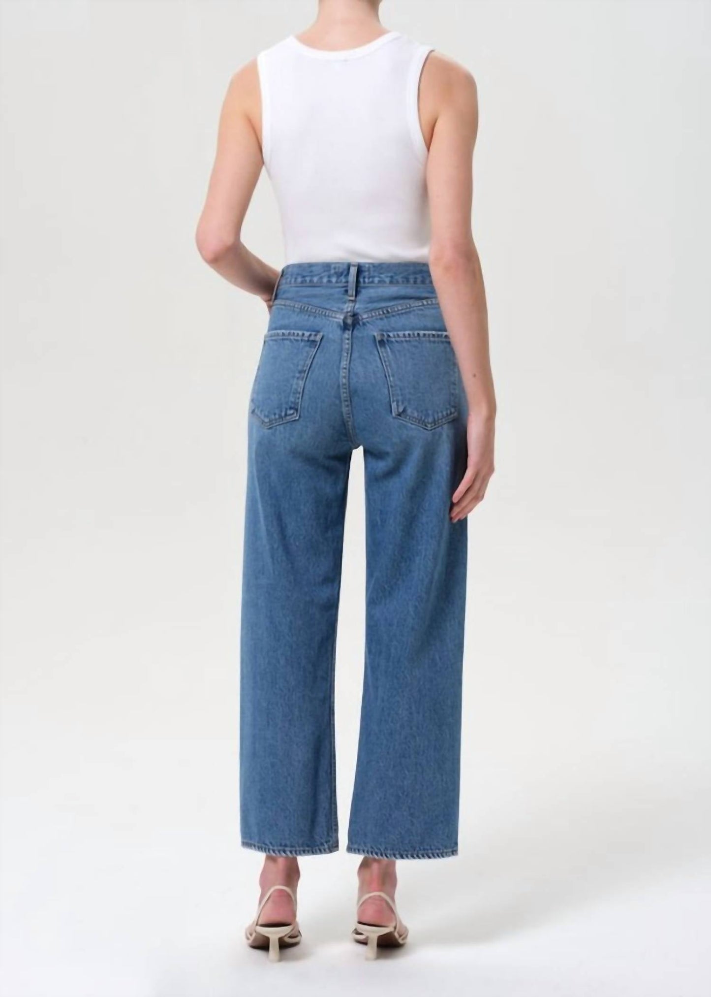 Agolde - Ren Cropped Wide Leg Jean