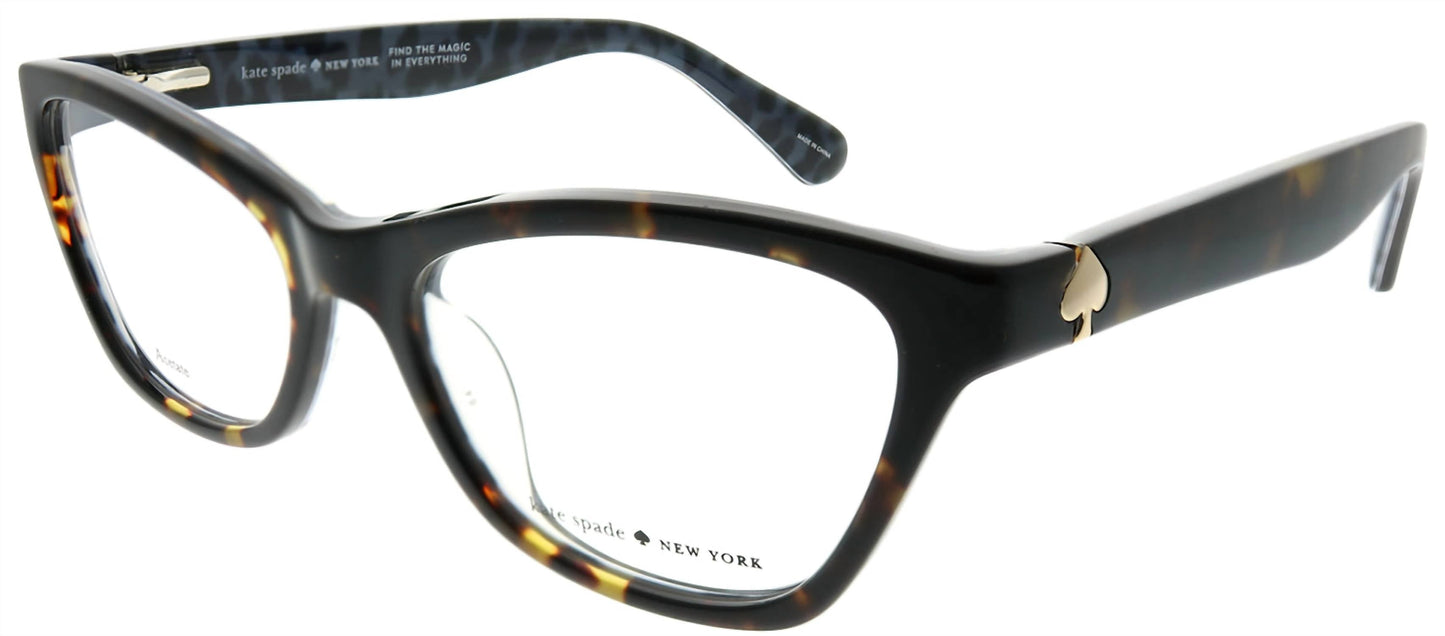 Kate Spade - Cat-Eye Plastic Tortoise Eyeglasses
