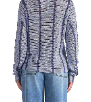 Elan - Suéter com decote em V e botões