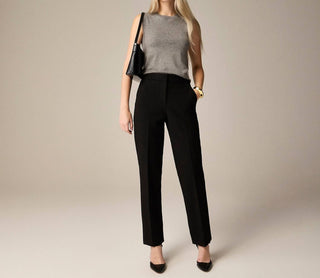 J.Crew - Calça reta Kate com elastano para as quatro estações