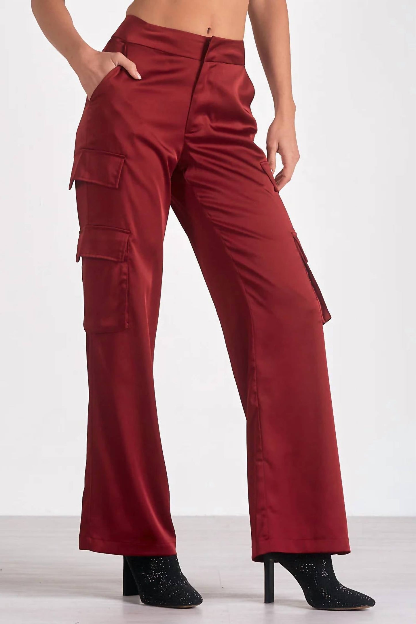 Elan - Silky Cargo Pant
