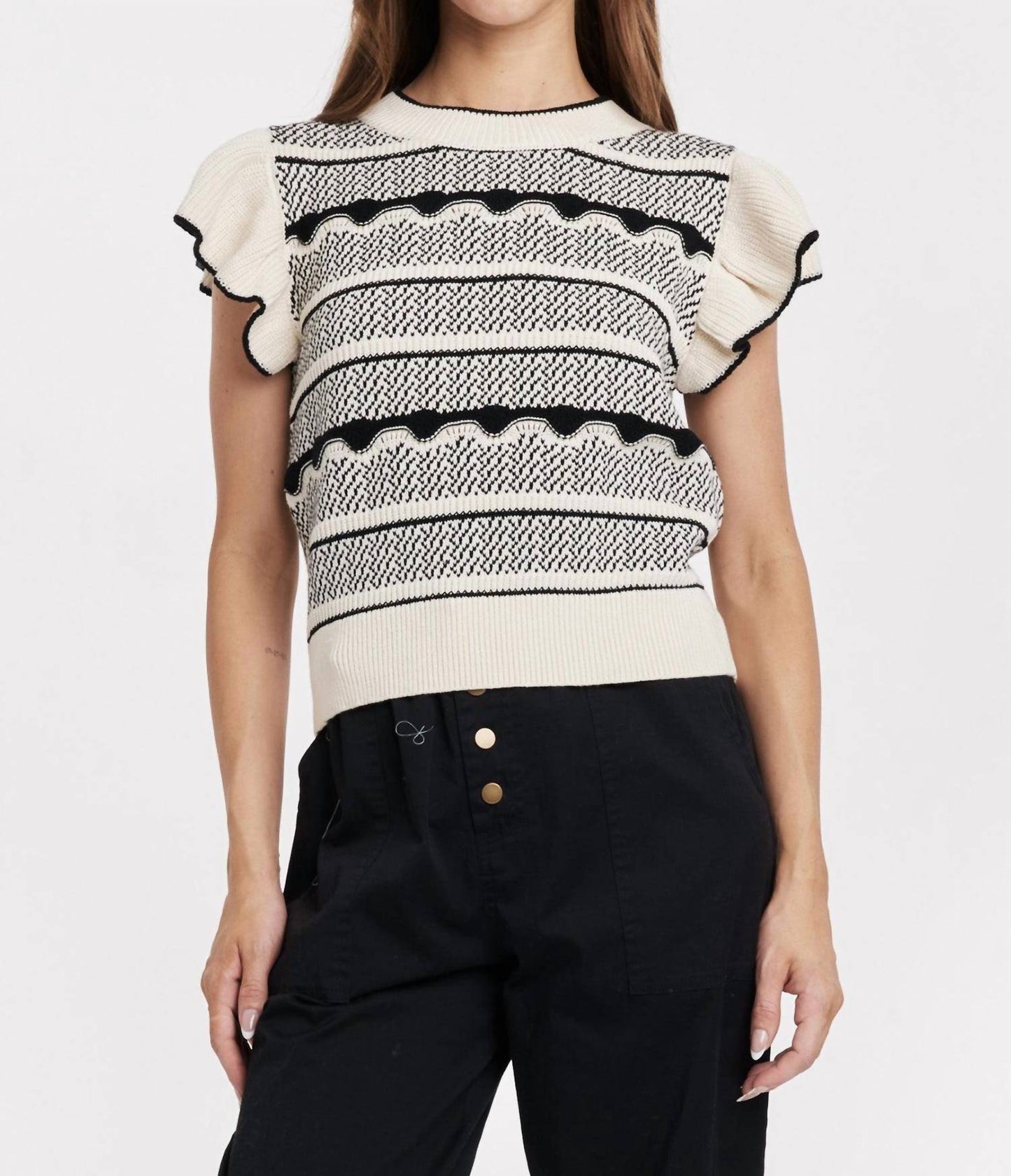 Another Love - Bethany Cap Sleeve Sweater