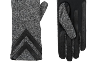 Isotoner - Women's SmartDri Smartouch 3 Button Length Chevron Gloves