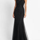Alexander By Daymor - Illusion Embroidered Mesh Gown