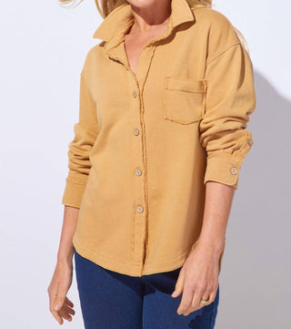 Habitat - Terry Button Front Shacket