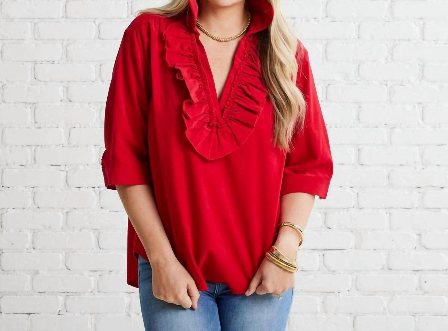Caryn Lawn - Maya Corduroy Top