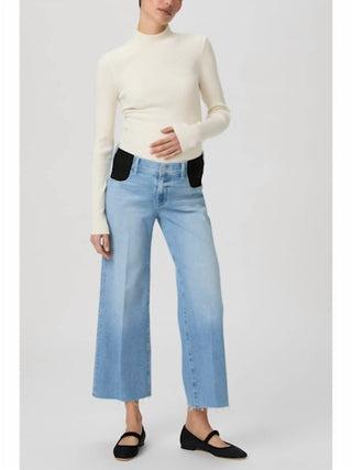 Paige - Calça Jeans Anessa de Perna Larga