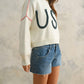 Miou Muse - Usa Long Sleeve Pullover