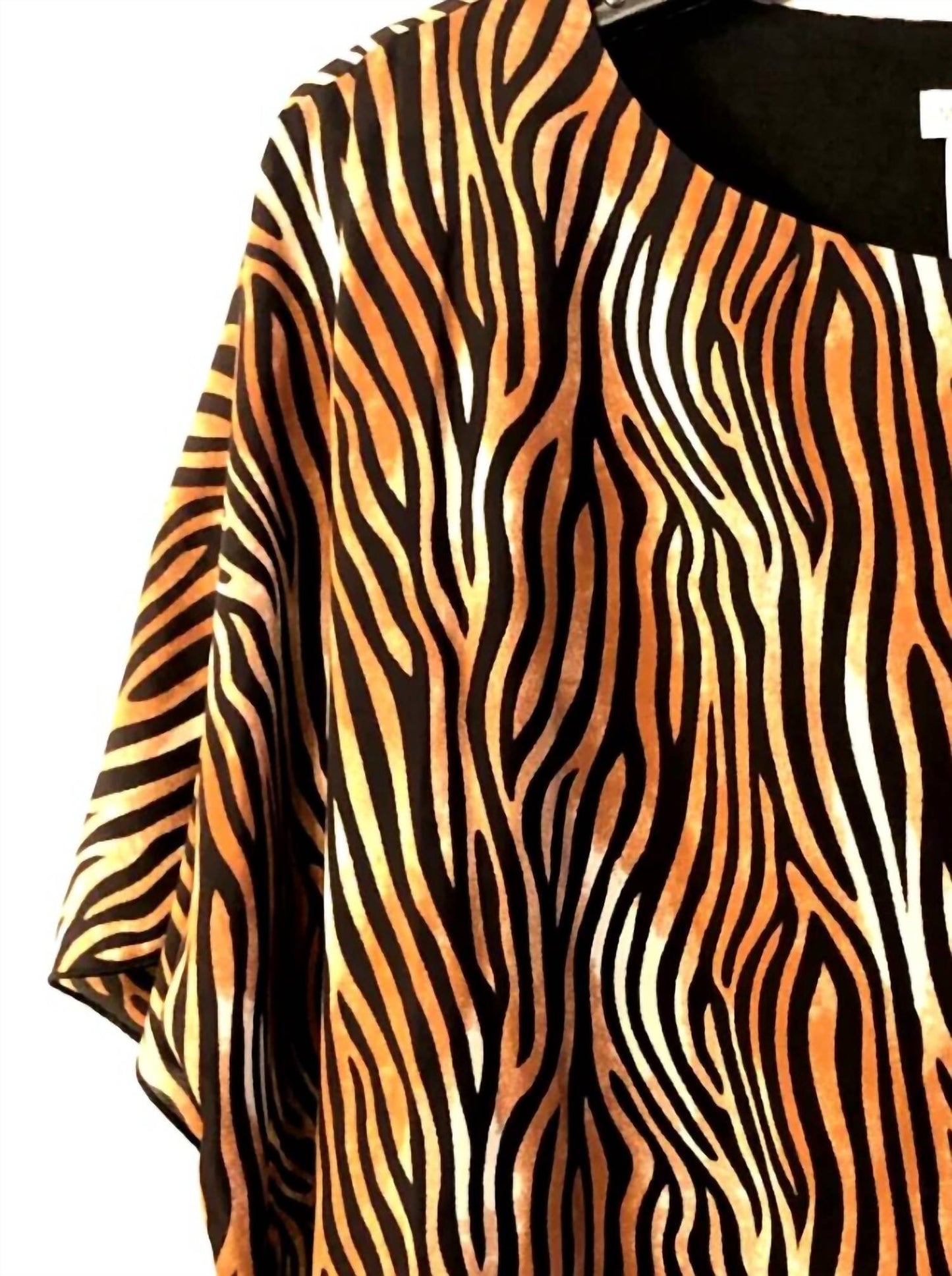 Multiples - Dolman Short Sleeve Hi-Lo Lined Layered Top