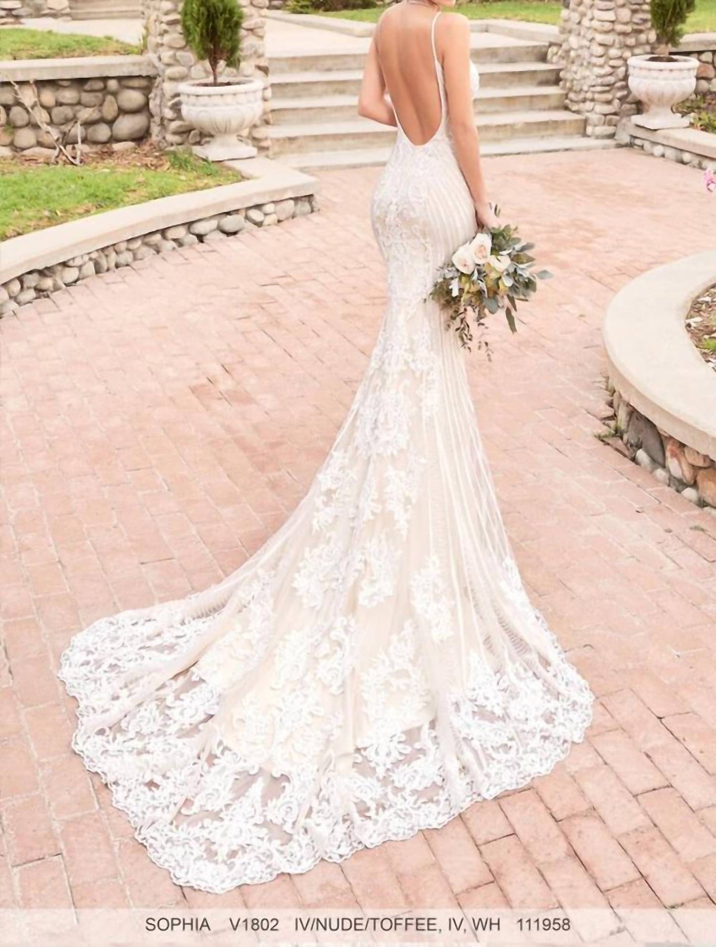 Ivoire By Kitty Chen - Sophia Low Back Dress