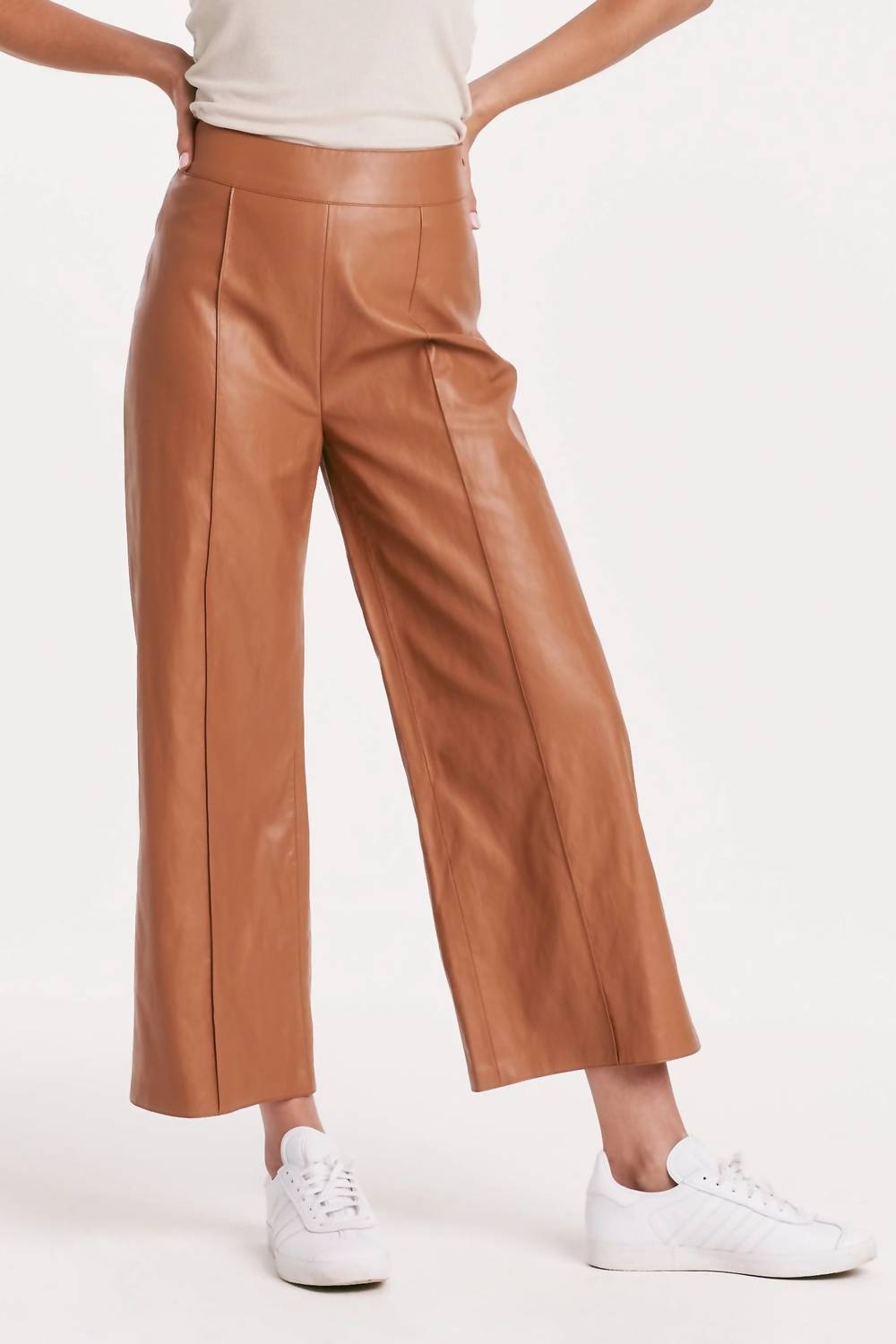 Another Love - Vegan Leather Cropped Pant