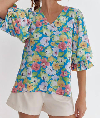 Introdução - Blusa Floral The Way I Do