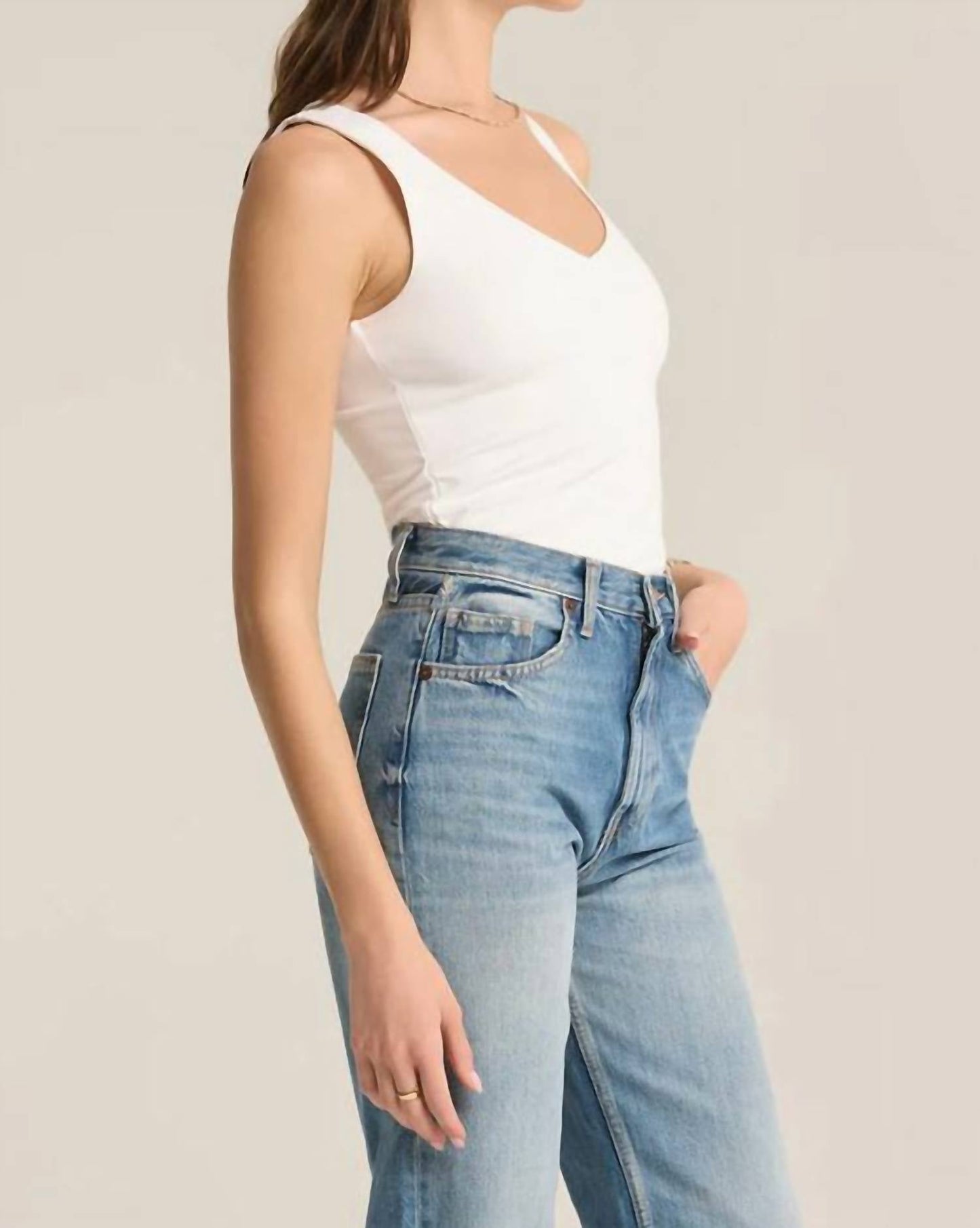 Z Supply - Avala V-neck Smooth Top