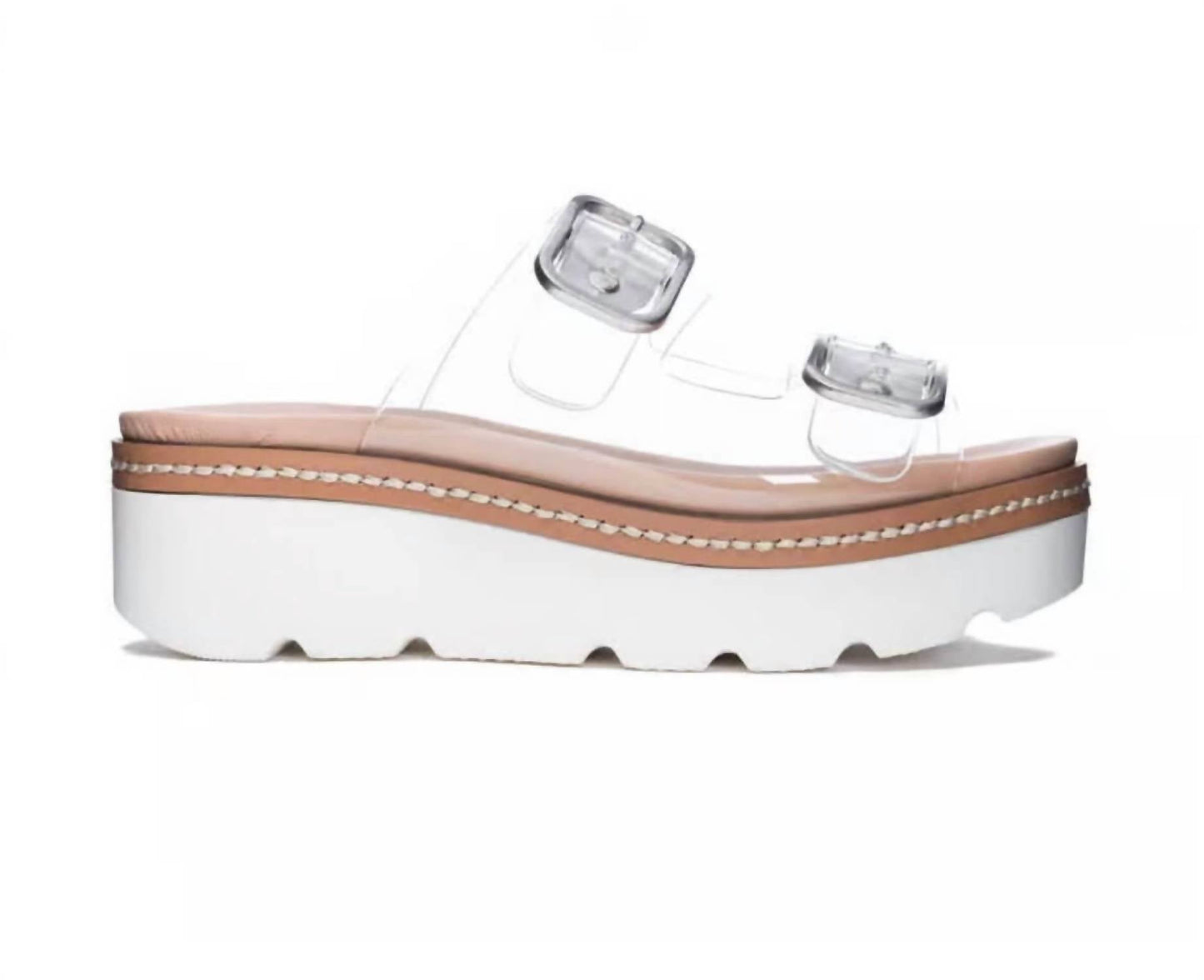 Chinese Laundry - Women's Buckled Platform Wedge Sandal