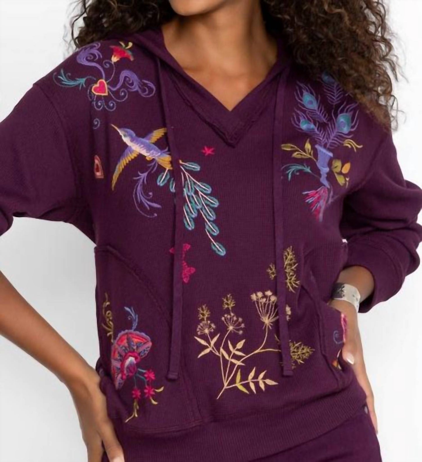 Johnny Was - RELAXED THERMAL HOODIE