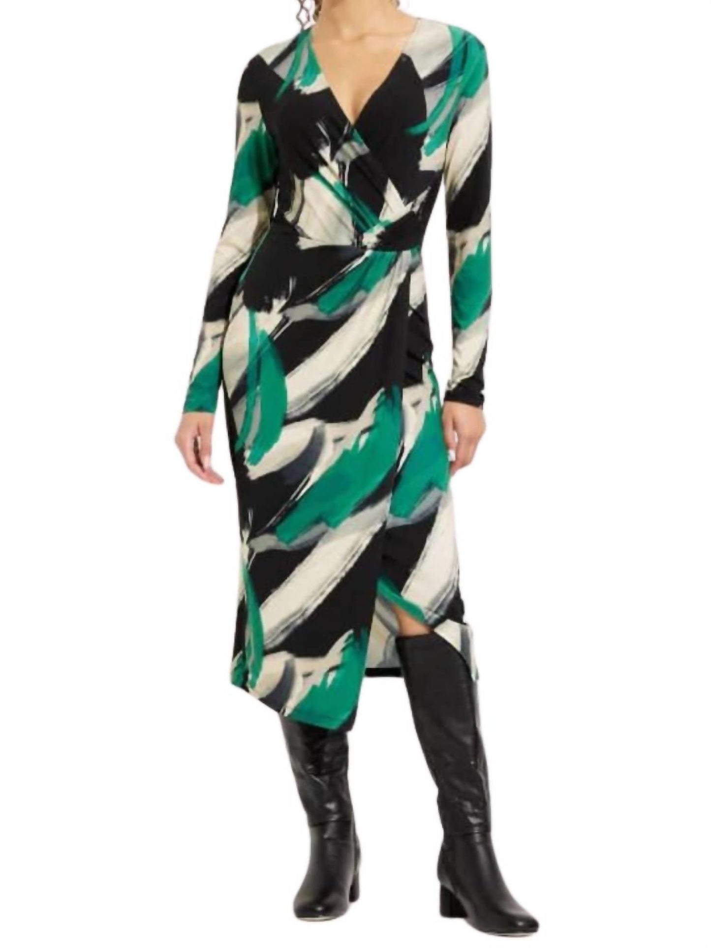 Joseph Ribkoff - Abstract Print Dress