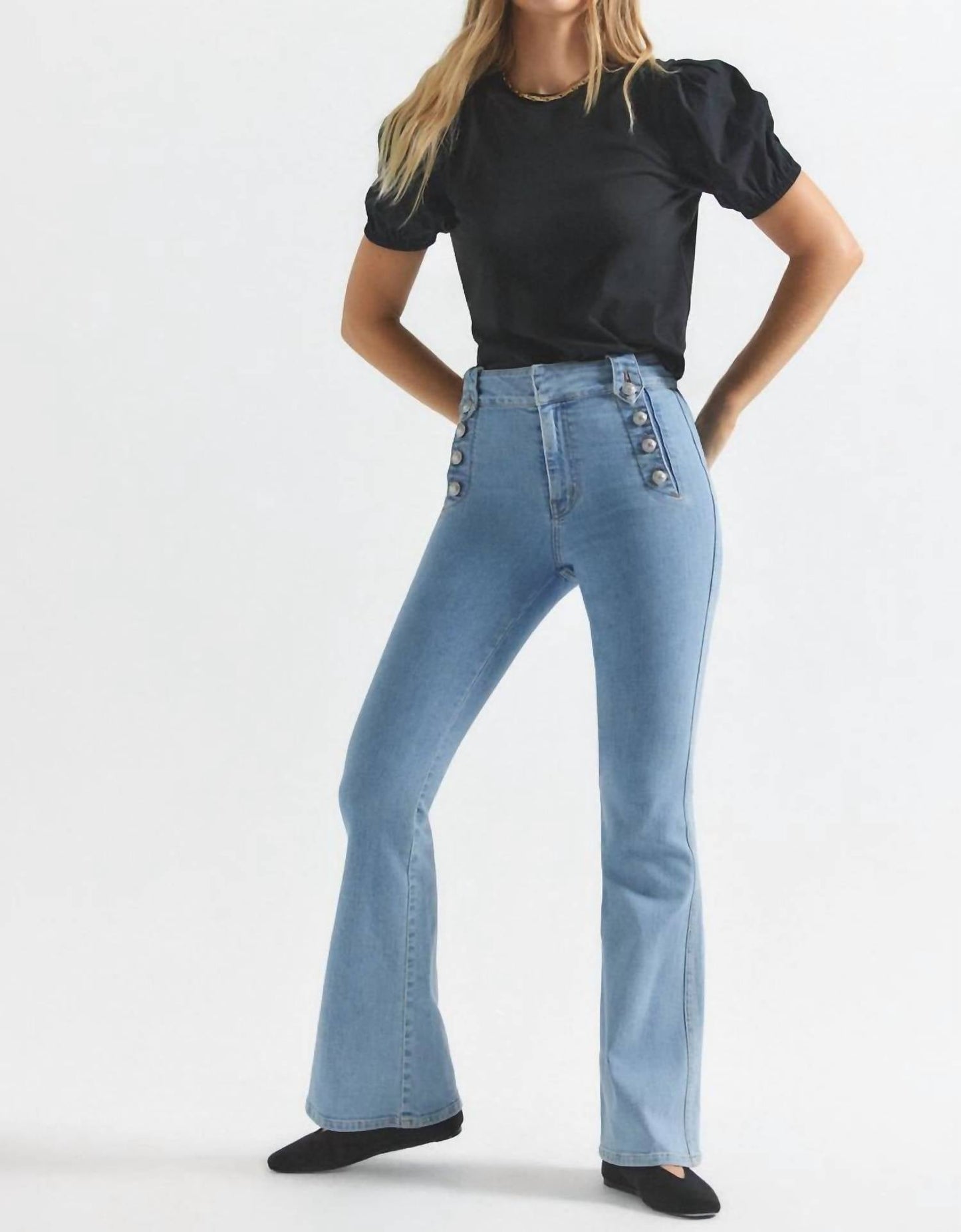 Derek Lam 10 Crosby - Robertson Flare Jeans
