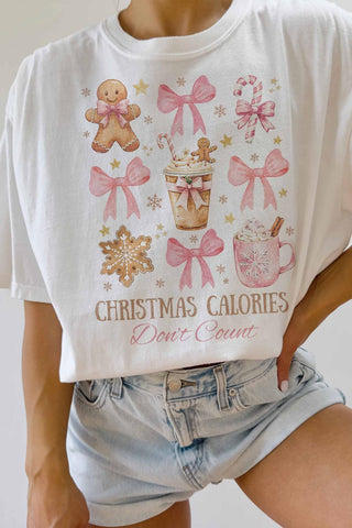 Camiseta estampada Wknder - Calorias de Natal não contam